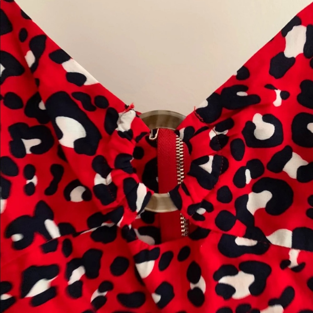 LF red crop top